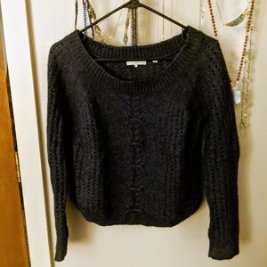 Merino wool blend navy Sweater